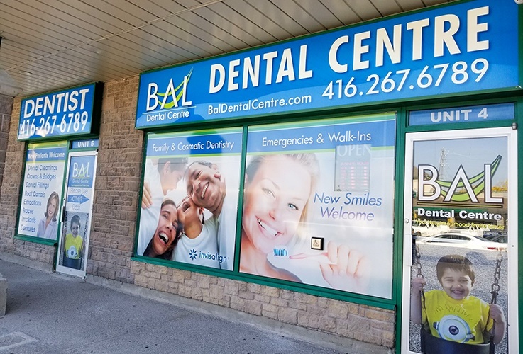 Entrance to Scarborough dental office